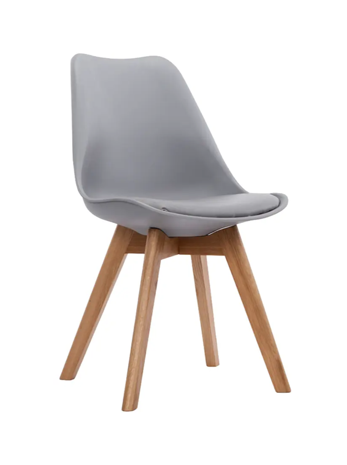Pack 4 Sillas Eames Acolchada Gris