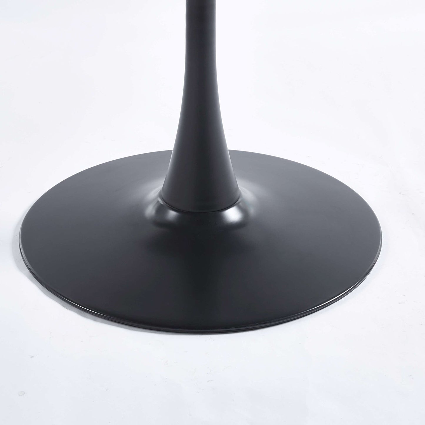 Mesa Comedor Redonda Tulip Wood 80cm Diametro Negra