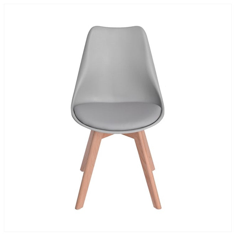 Pack 4 Sillas Eames Acolchada Gris