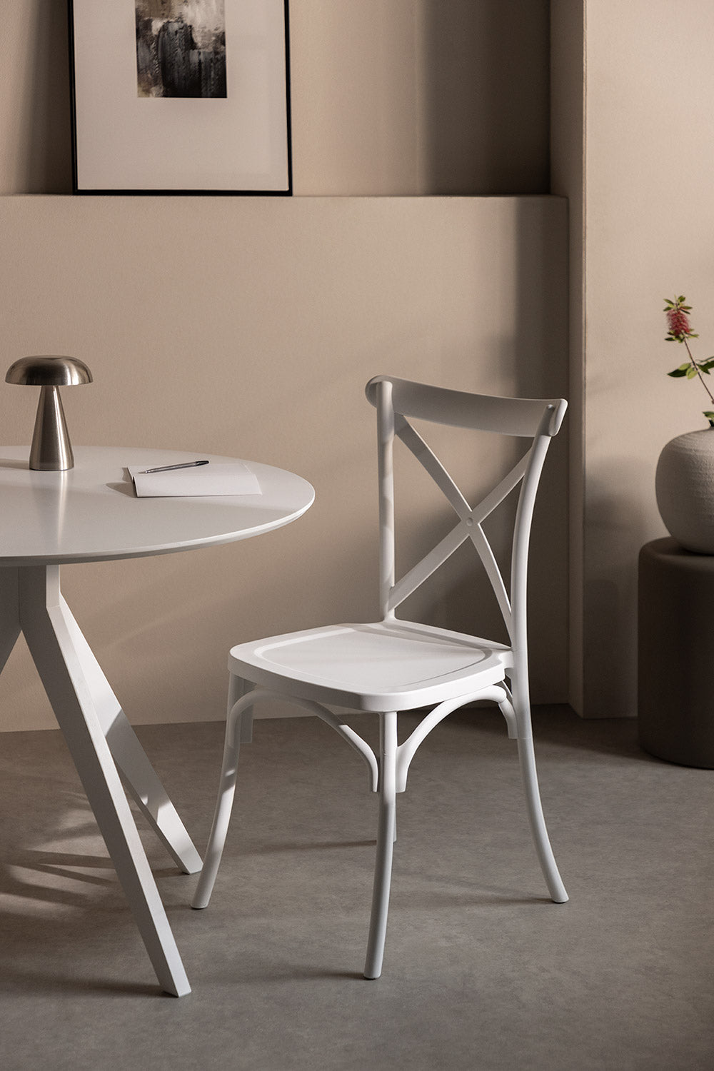 Silla CrossBack Blanca