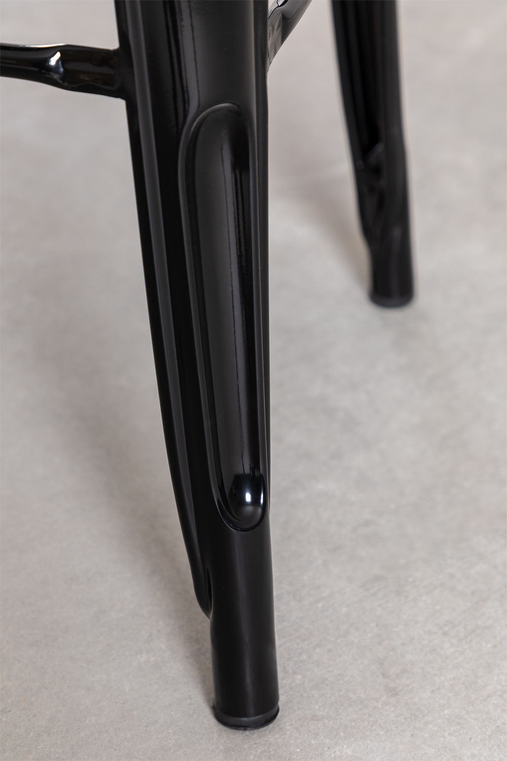 Taburete Tolix Clásico Negro 66cm