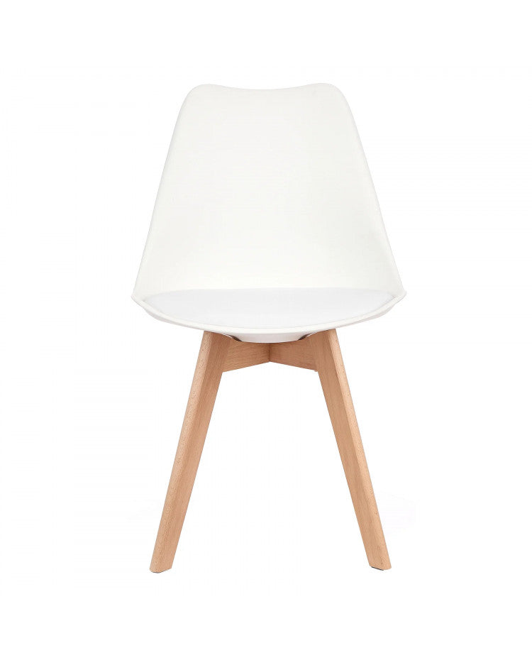 Silla Eames Acolchada Blanca