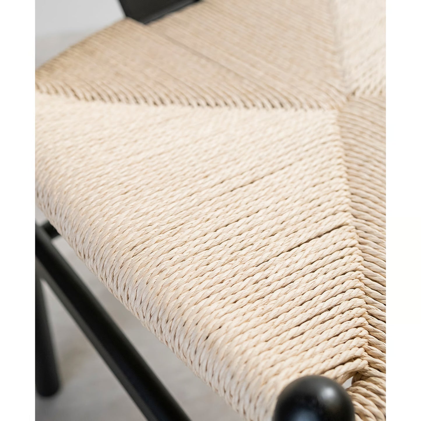 Silla Wishbone Negra para Comedor