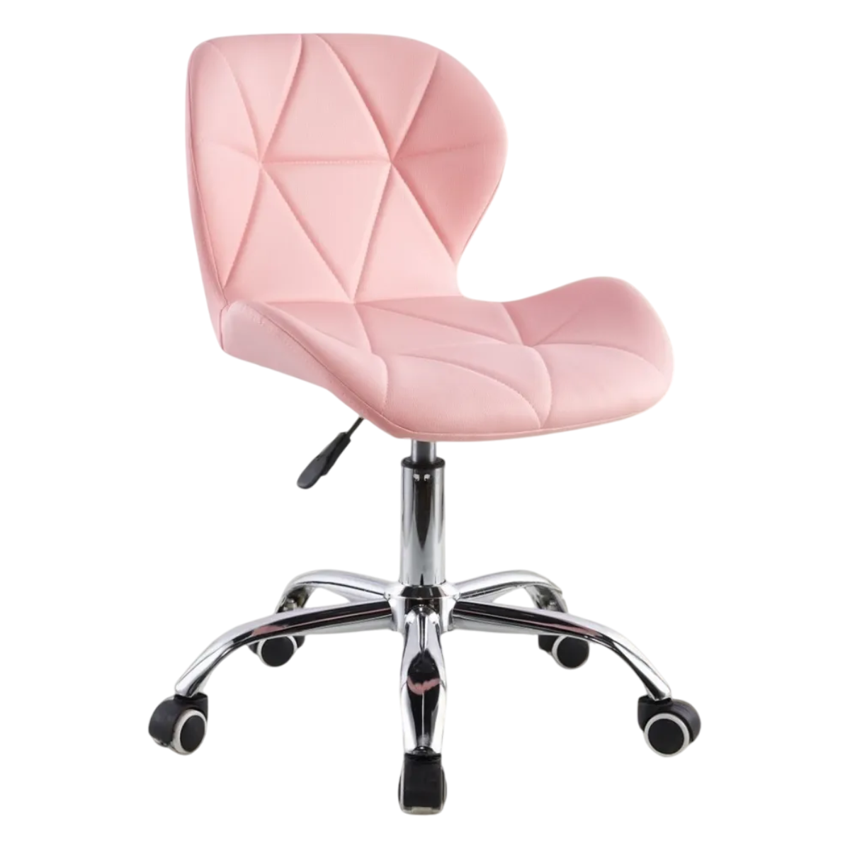 Silla De Escritorio Mariposa Radar Giratoria Acolchada Rosa
