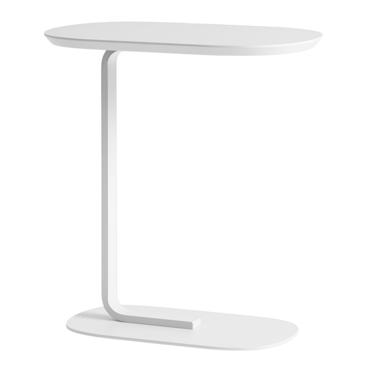 Mesa Lateral Auxiliar Minimalista Blanco