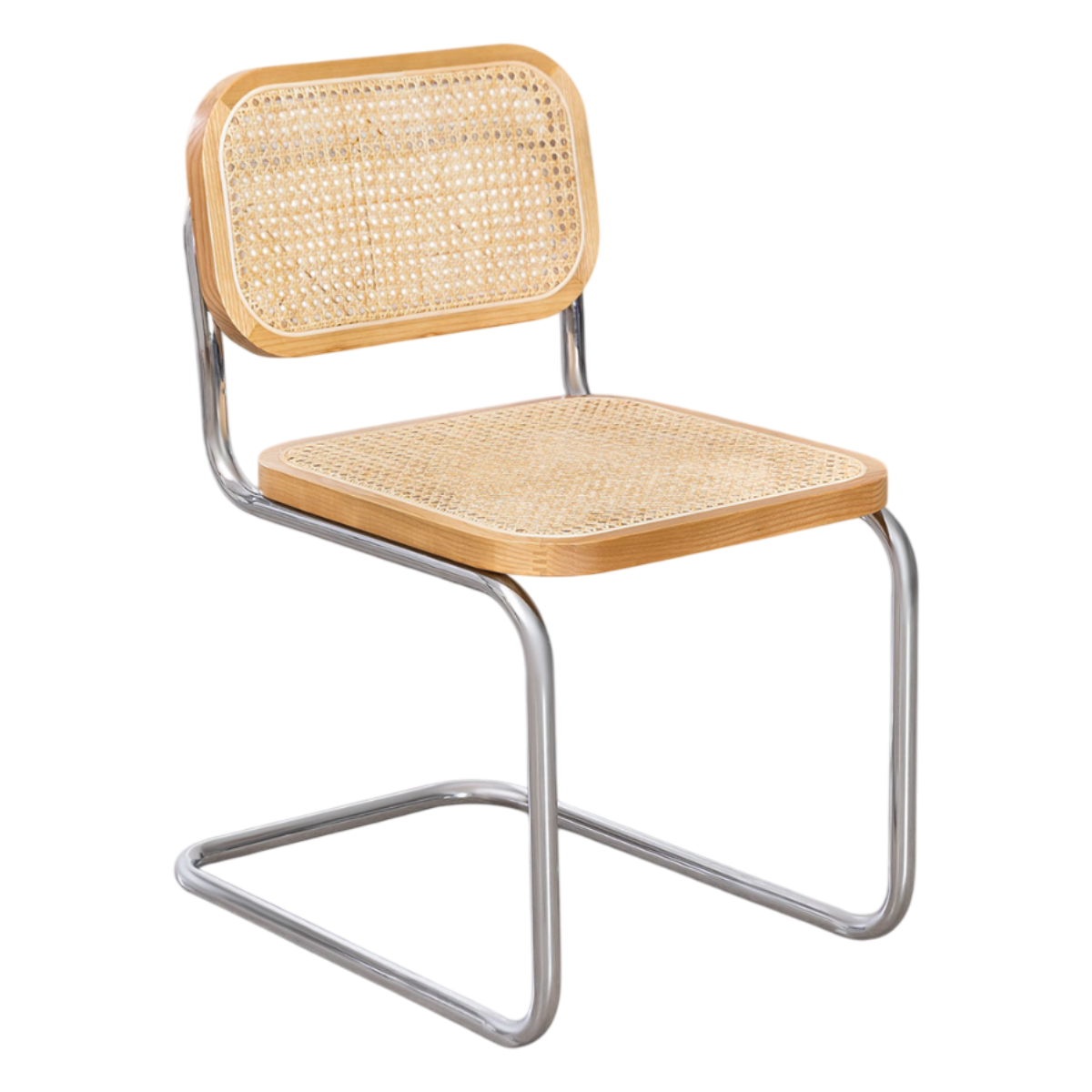 Silla Breuer Natural Madera y Ratán