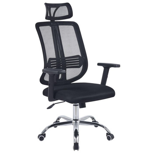 Silla Ergonómica Para Escritorio U Oficina Color Negro