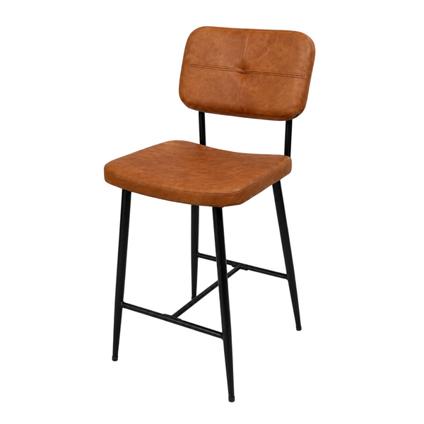 Taburete Florencia Piso De Bar O Terraza 66cm Marrón