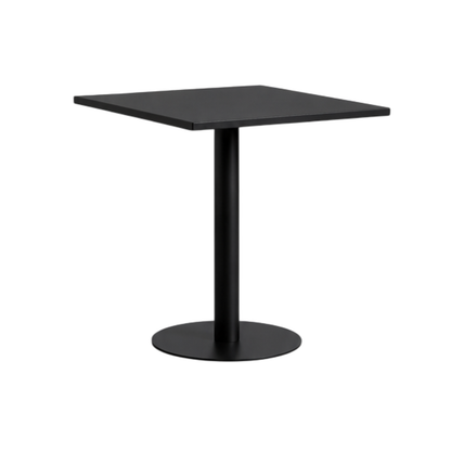 Mesa Tolix Clásica 70x70 Metalica Negro