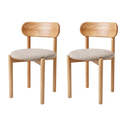 Pack 2 Sillas de Comedor Bali Madera Natural