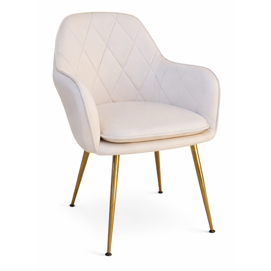 Butaca Sitial Velvet Diamond Beige