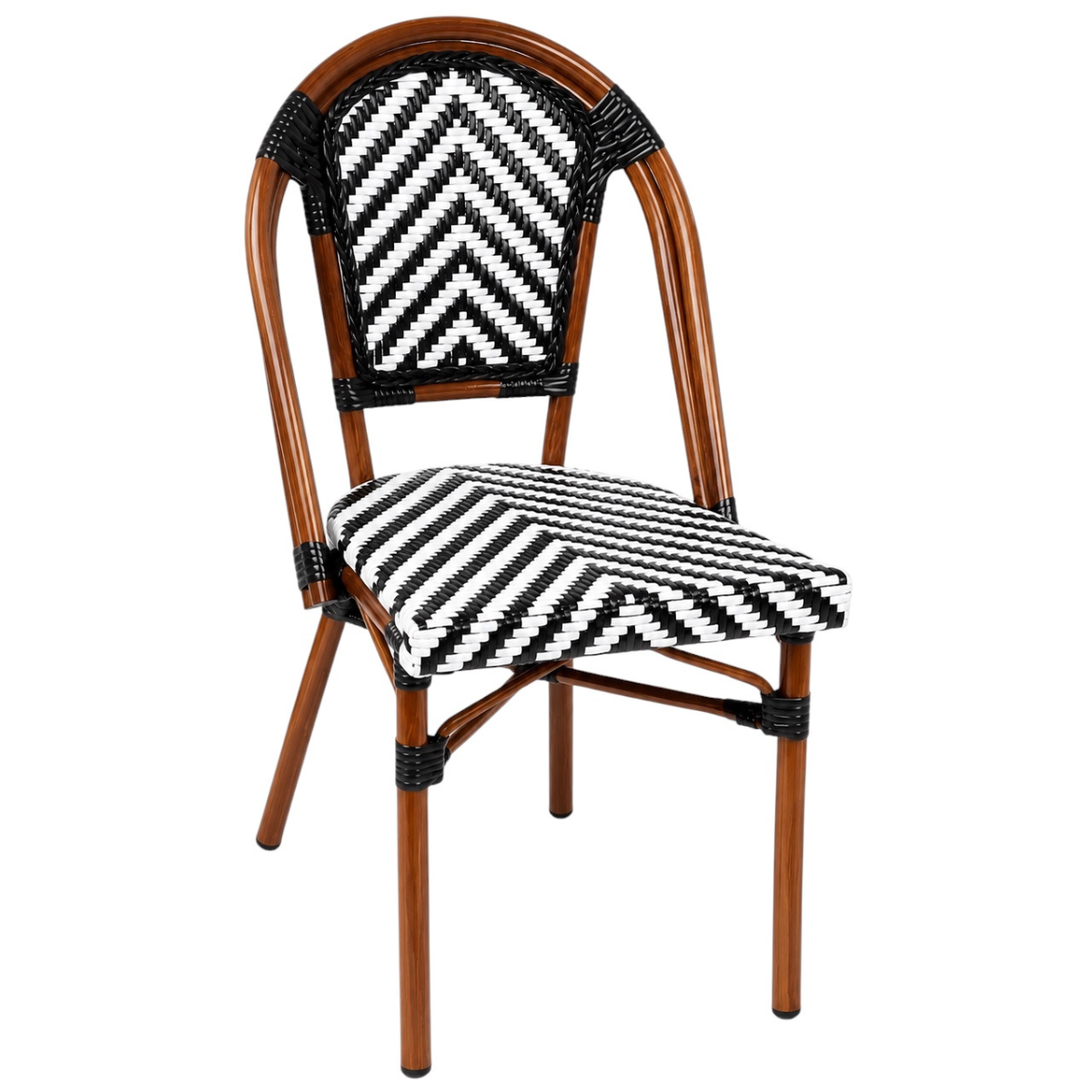 Silla Parisina para Cafetería o Restaurante Blanca