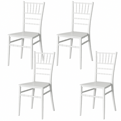 Pack 4 Sillas Chiavari Blanco