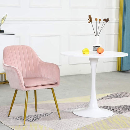 Mesa Comedor Redonda Tulip Clasica 100cm Diametro Blanca