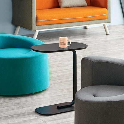 Mesa Lateral Auxiliar Minimalista Negro