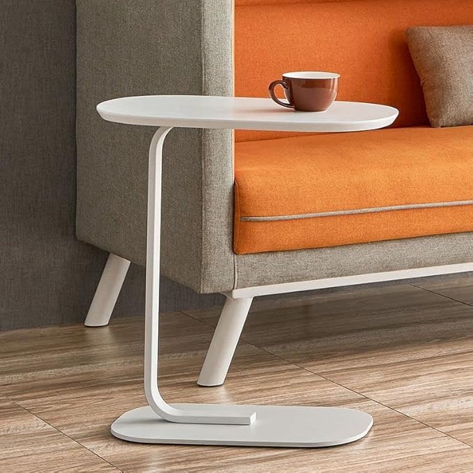 Mesa Lateral Auxiliar Minimalista Blanco