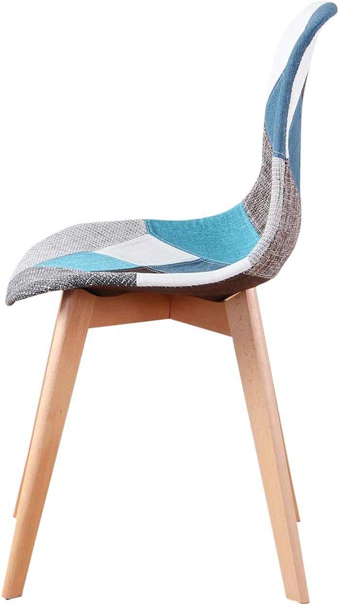 Silla Eames Patchwork Azul