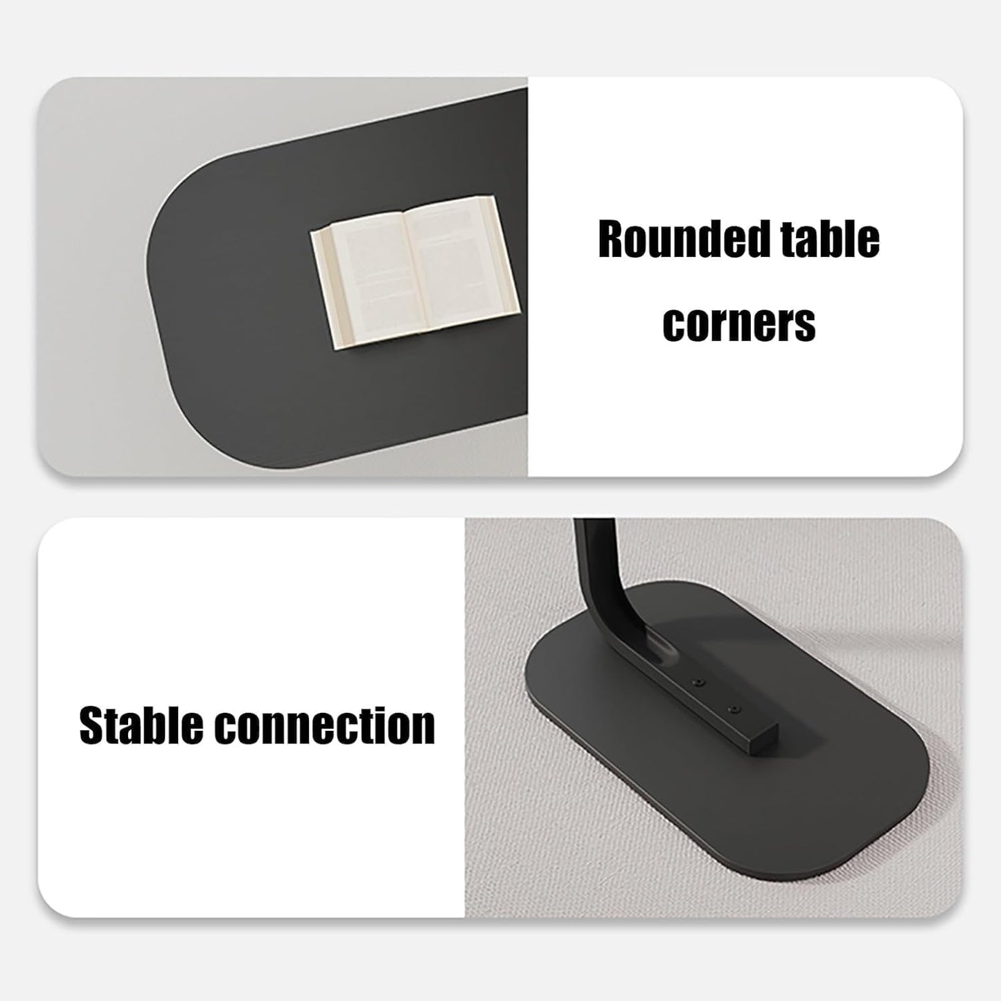 Mesa Lateral Auxiliar Minimalista Negro