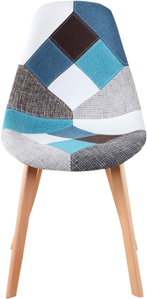 Silla Eames Patchwork Azul