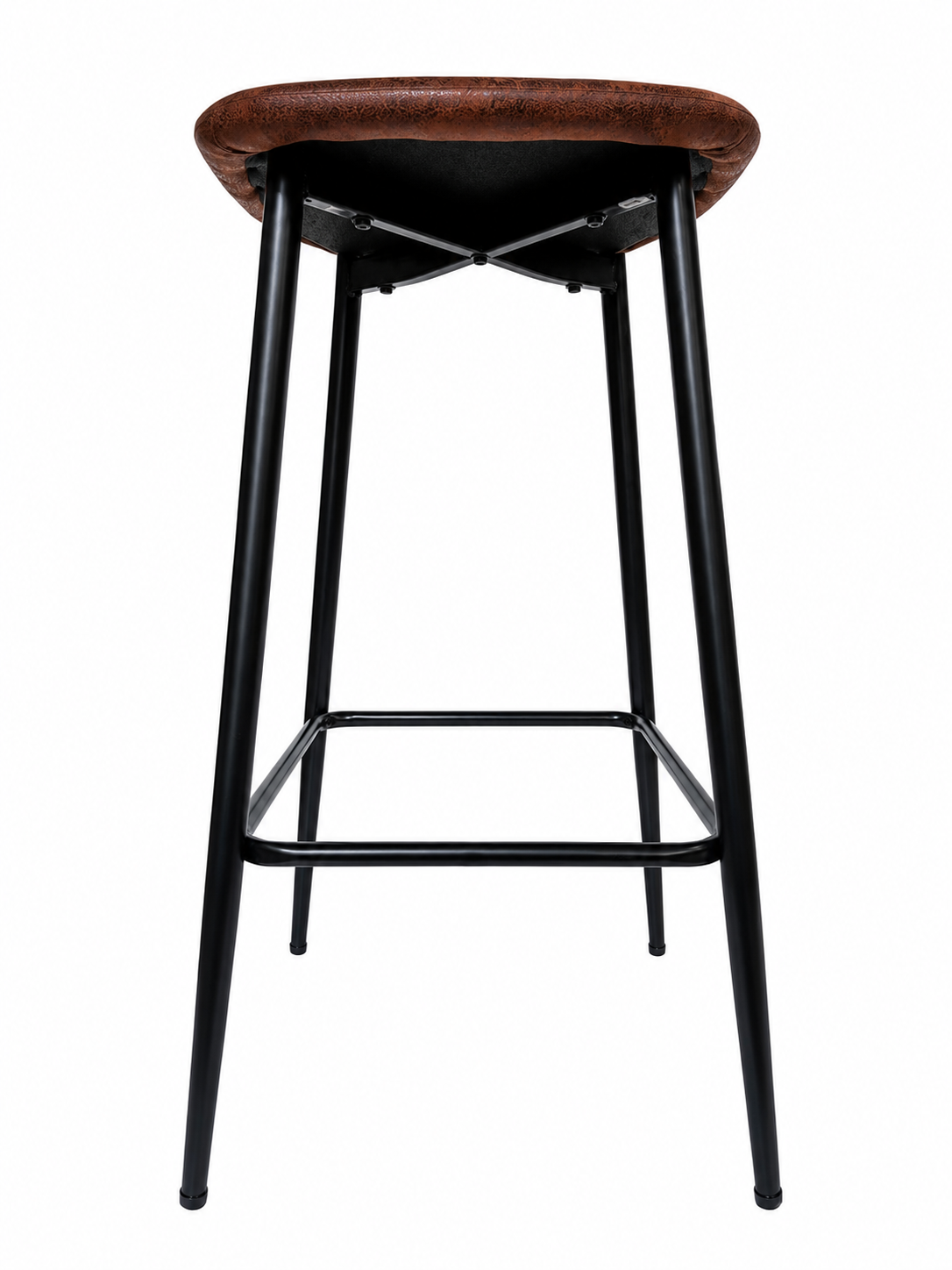 Pack 4 Taburetes Venecia Piso de Bar o Terraza 66cm Marrón