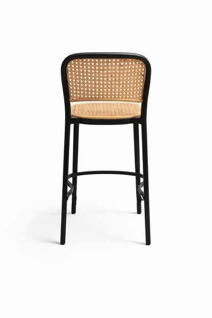 Taburete Delta Lombardia Piso De Bar O Terraza 66cm Negro