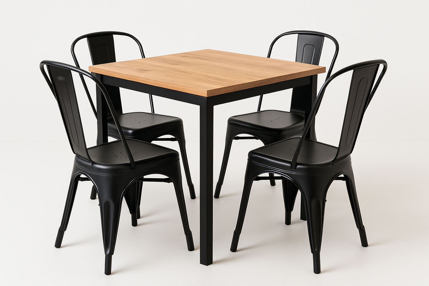 Mesa 60x60 Para Restaurante Cafetería Casino Terraza Comedor