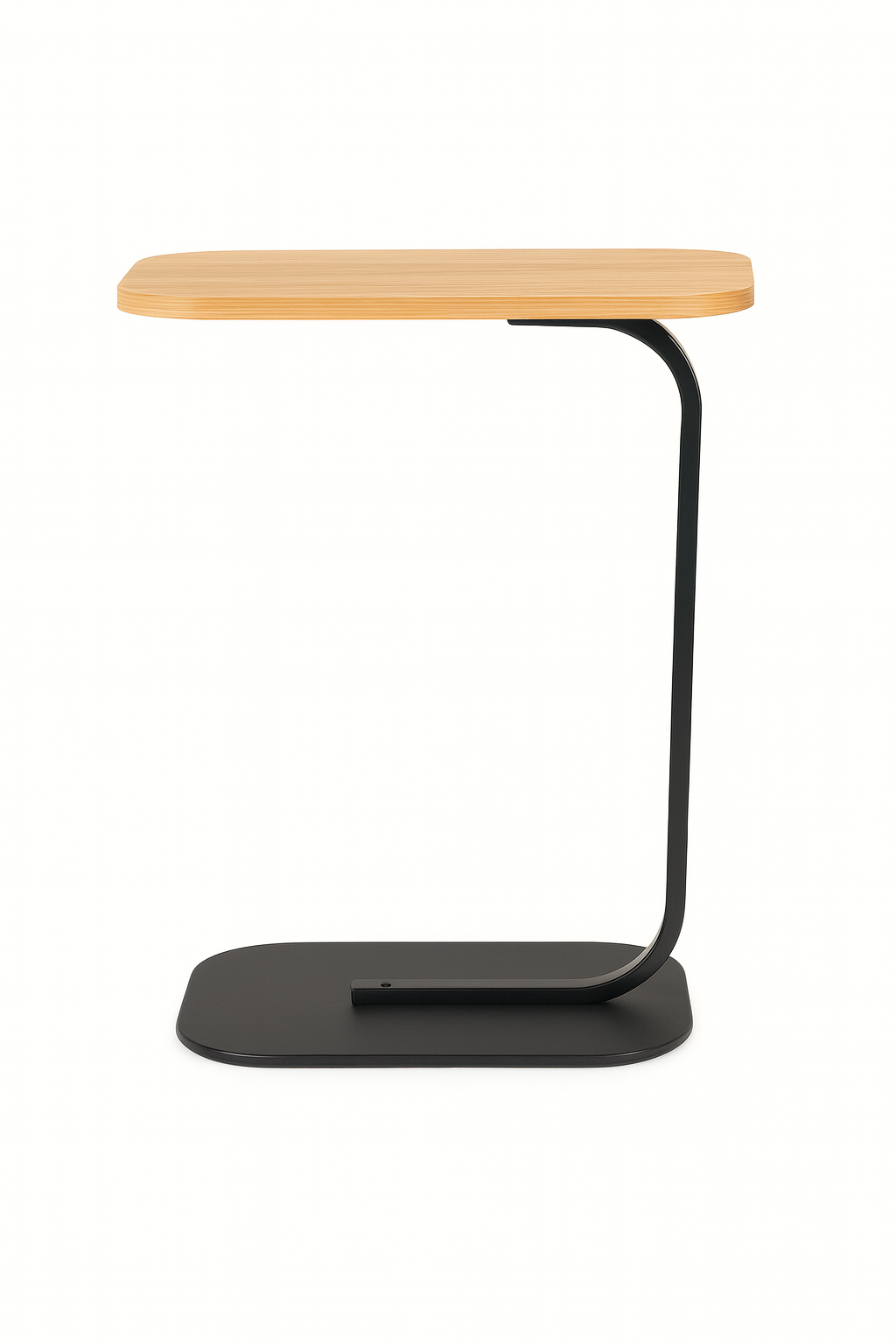 Mesa Lateral Auxiliar Minimalista Wood Negra