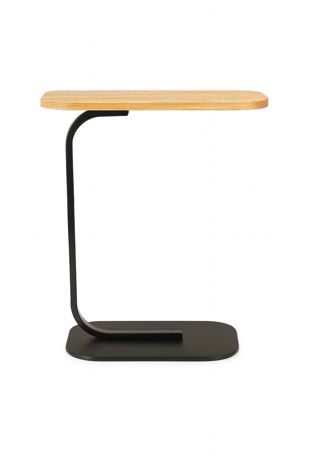 Mesa Lateral Auxiliar Minimalista Wood Negra