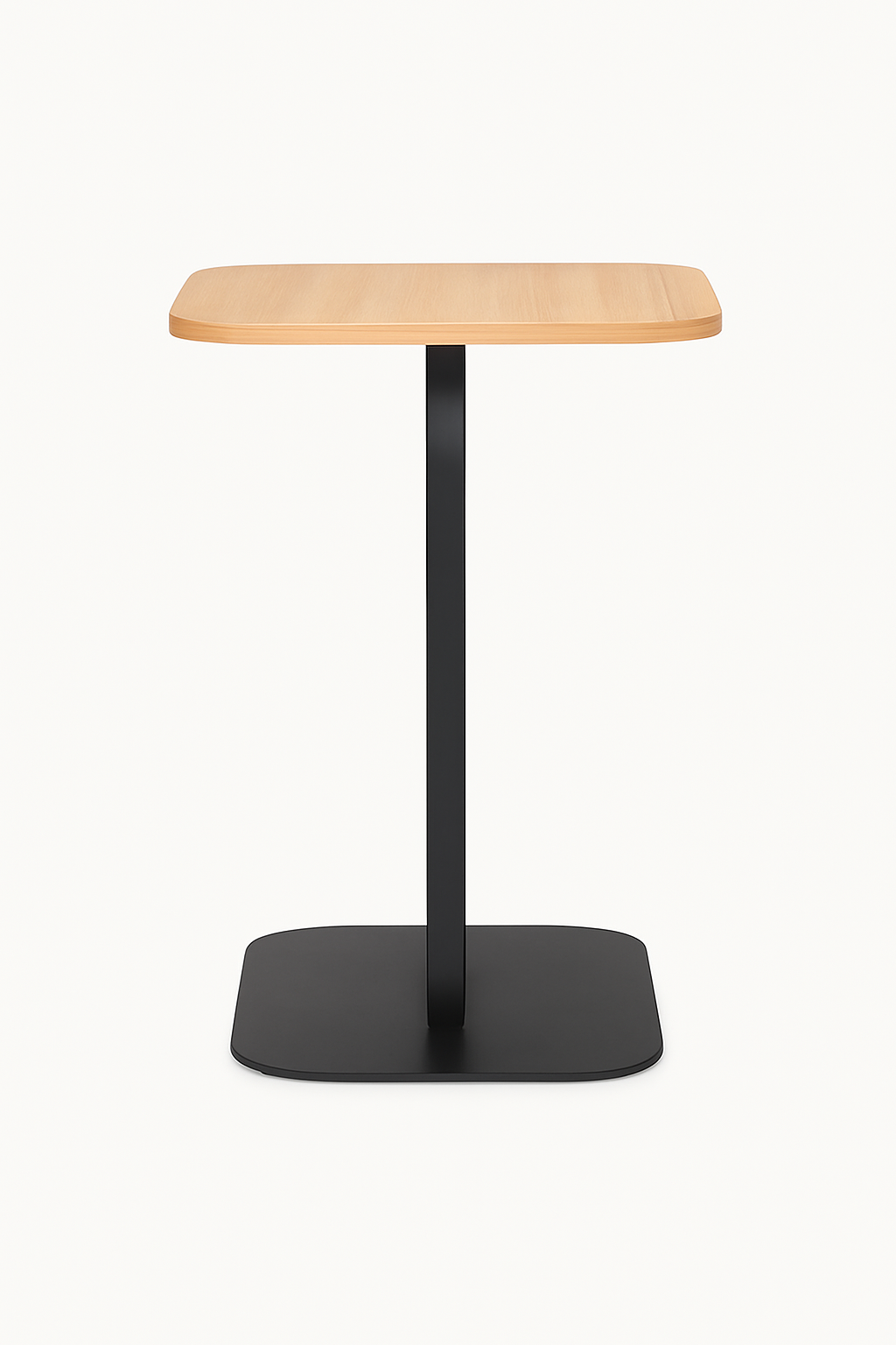 Mesa Lateral Auxiliar Minimalista Wood Negra