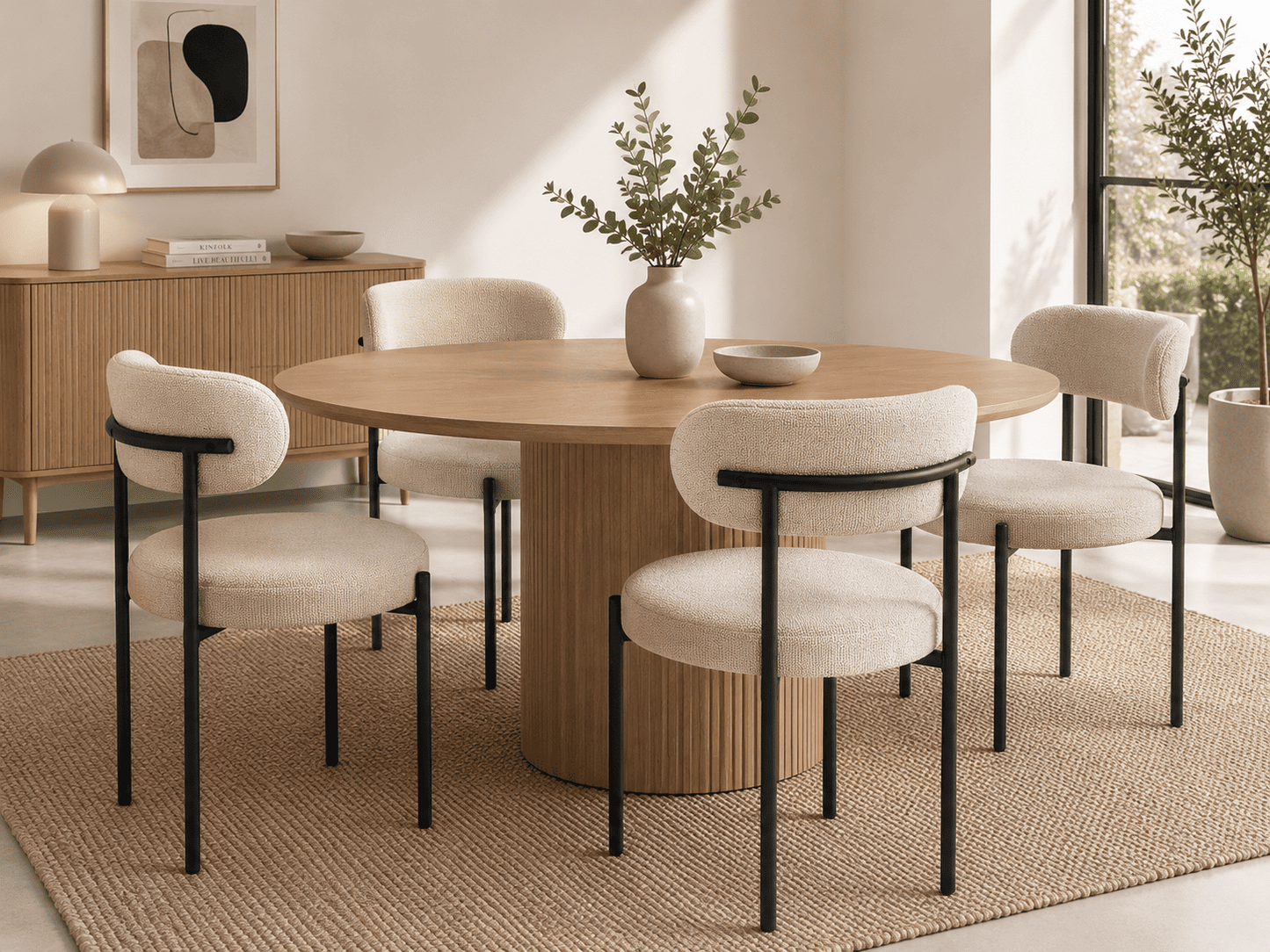 Silla Capri Luxury Beige para Comedor