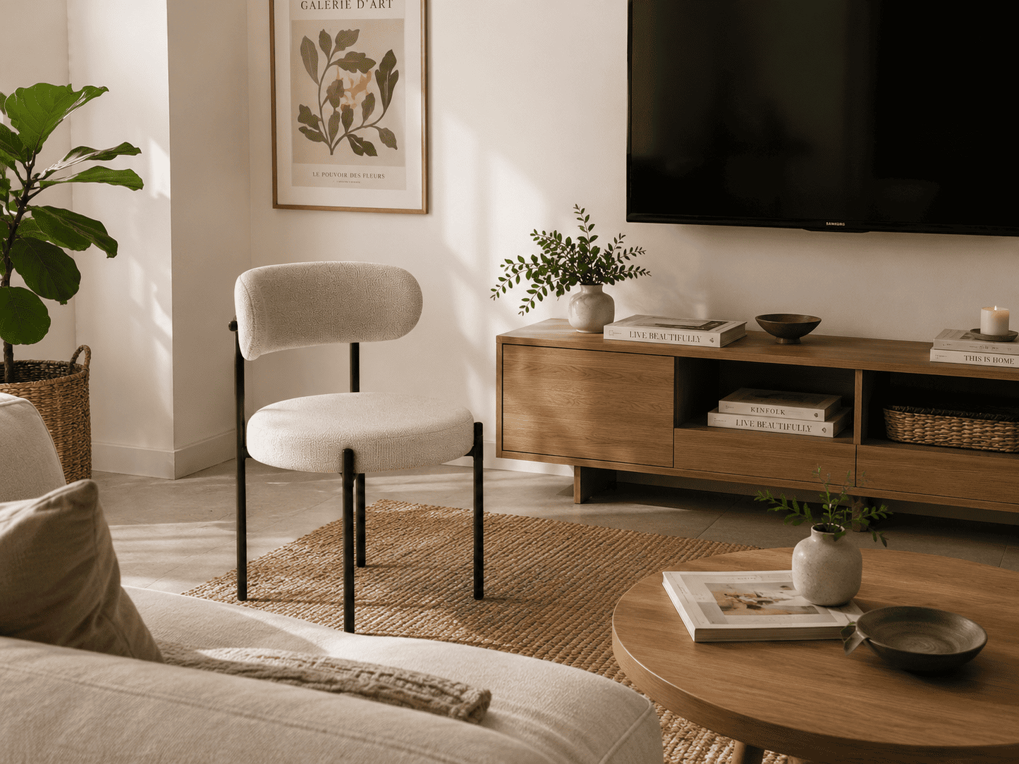 Silla Capri Luxury Beige para Comedor