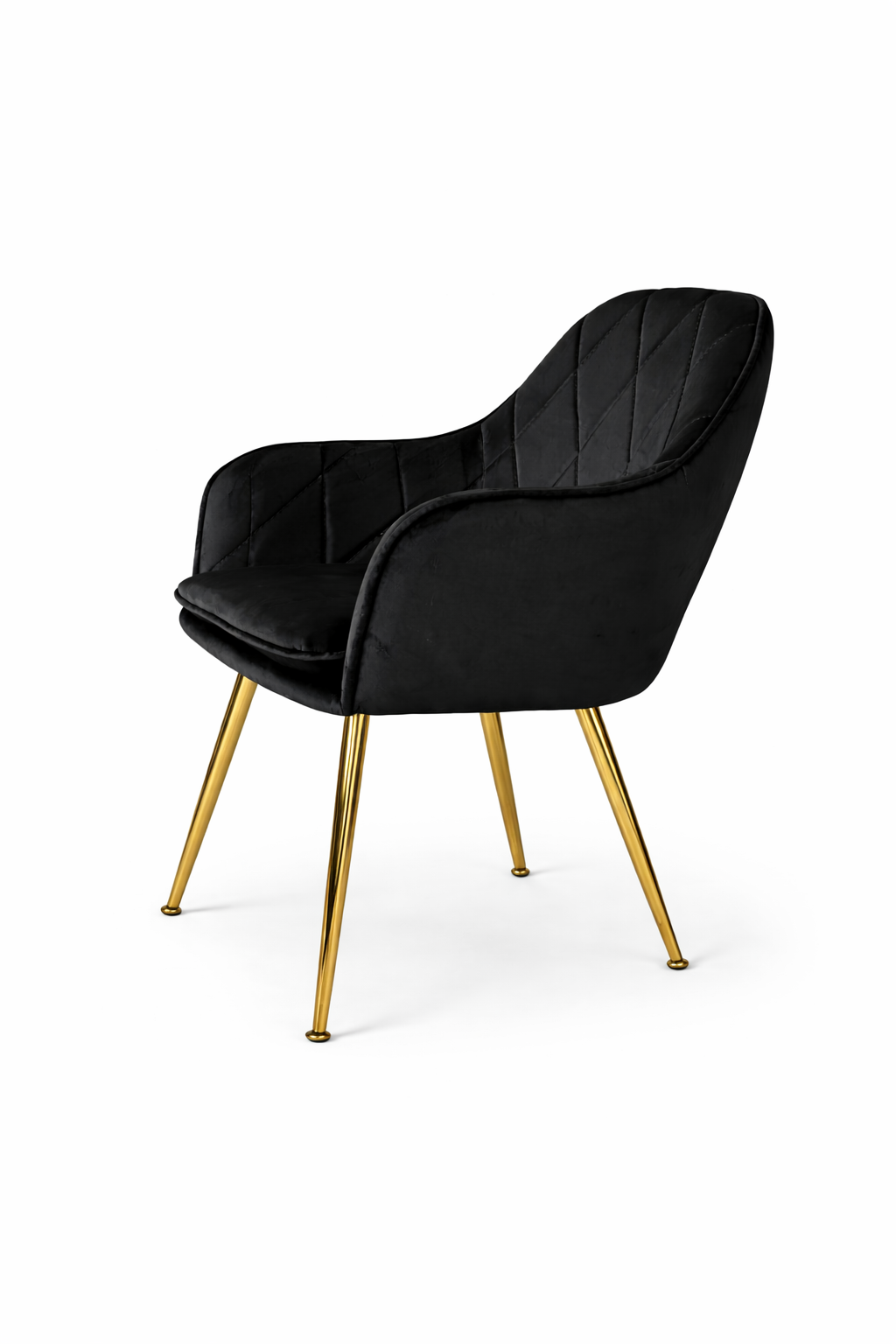 Butaca Sitial Velvet Diamond Negra