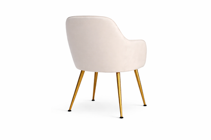 Butaca Sitial Velvet Diamond Beige
