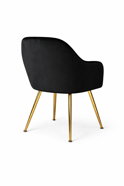 Butaca Sitial Velvet Diamond Negra