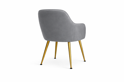 Butaca Sitial Velvet Diamond Gris