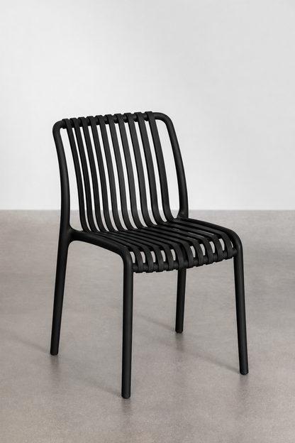 Silla France Polipropileno Negra