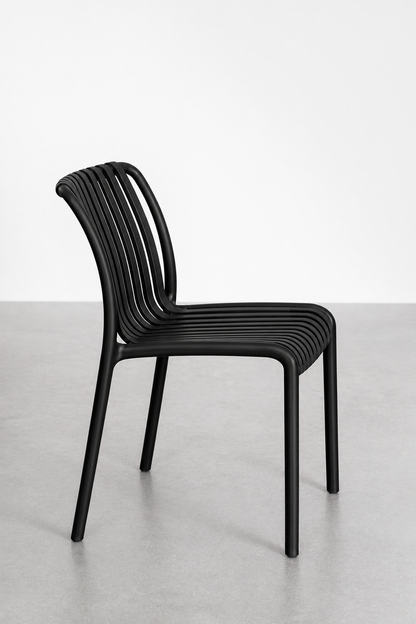 Silla France Polipropileno Negra