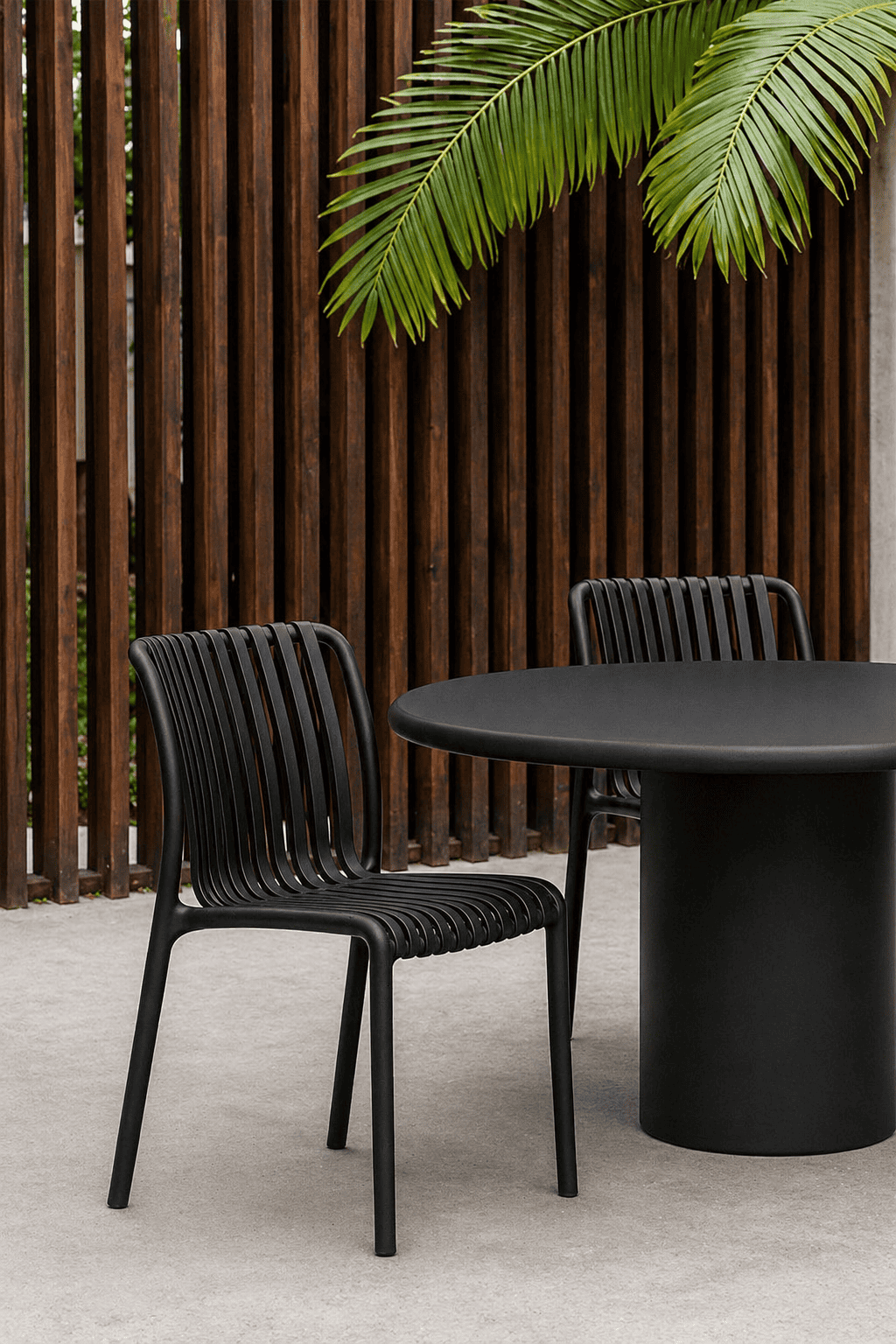 Silla France Polipropileno Negra