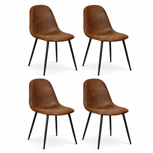 Pack 4 Sillas Venecia para Comedor o Recepción Café Elegante