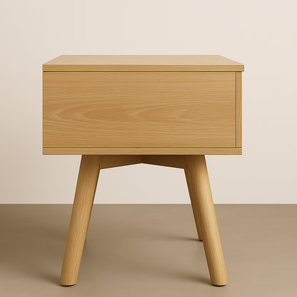 Pack 2 Veladores Mesa De Noche 1 Cajon Moderno 50*40*45cm