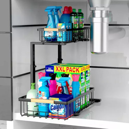 Organizador Para Lavaplatos Cocina Baño Multiusos Ajustable