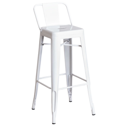 Taburete Tolix Clásico Blanco 66cm