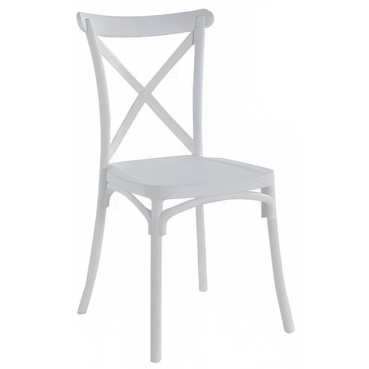 Silla CrossBack Blanca