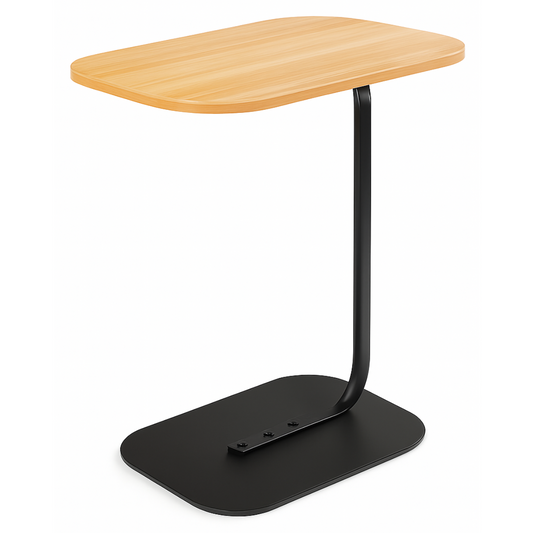 Mesa Lateral Auxiliar Minimalista Wood Negra