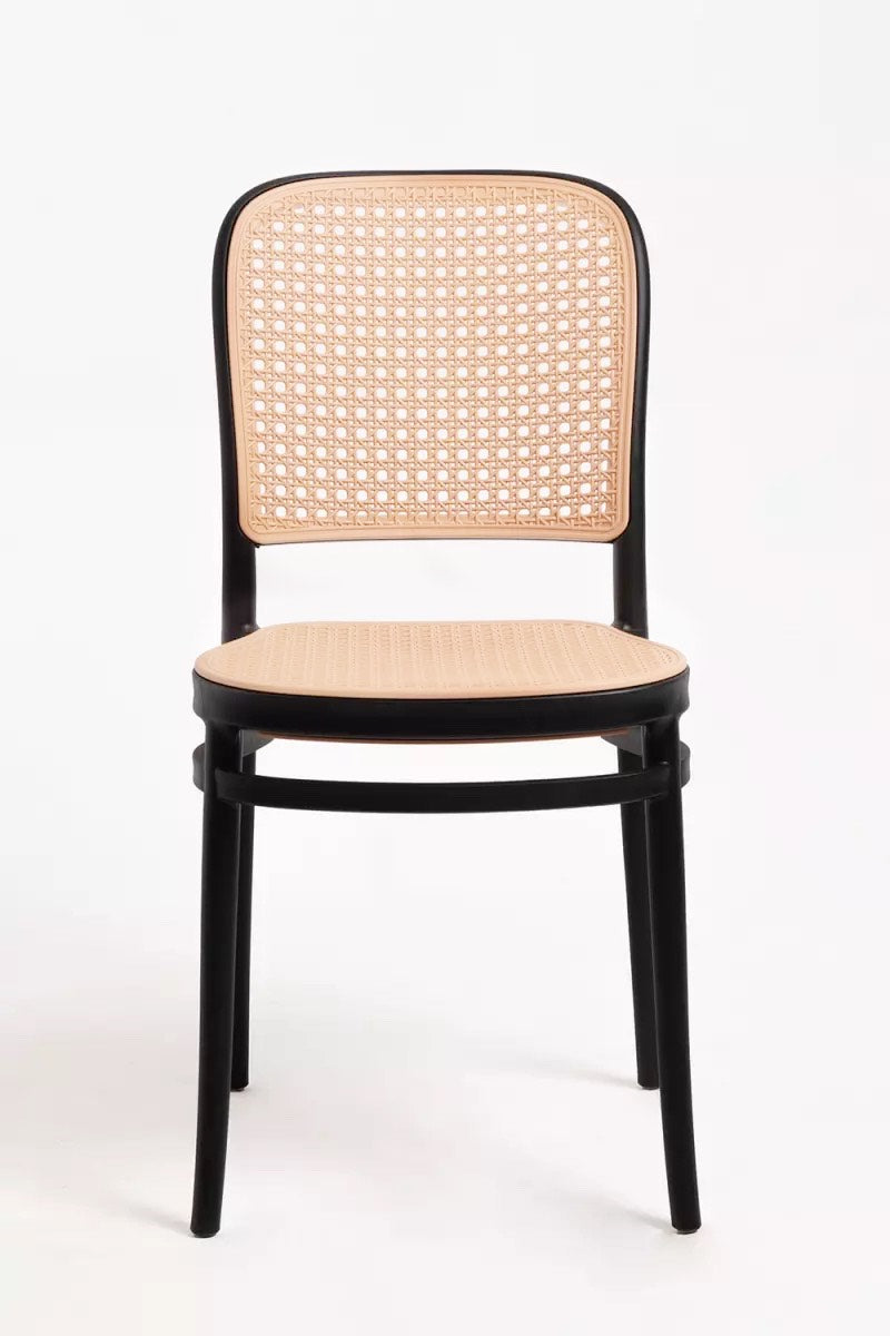 Silla Lombardia para Comedor o Terraza Negra