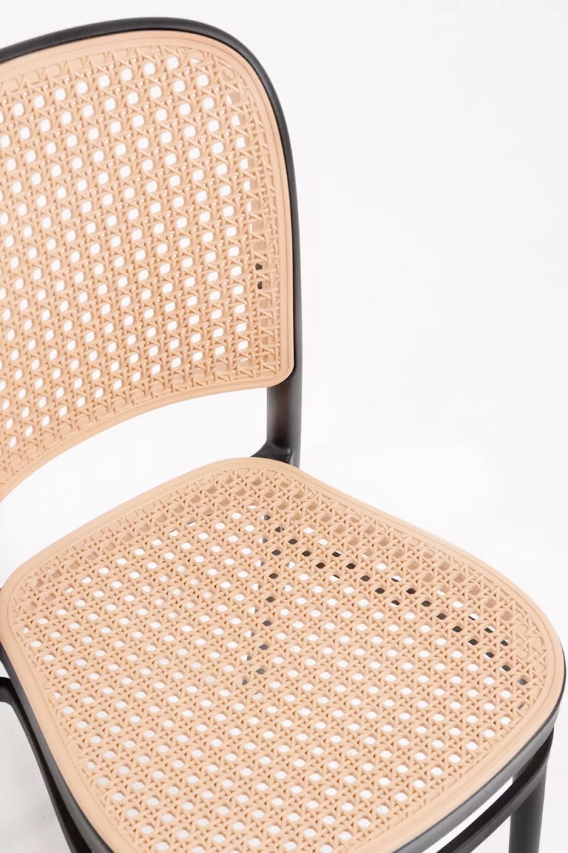 Silla Lombardia para Comedor o Terraza Negra