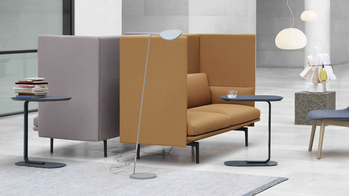 Mesa Lateral Auxiliar Minimalista Negro