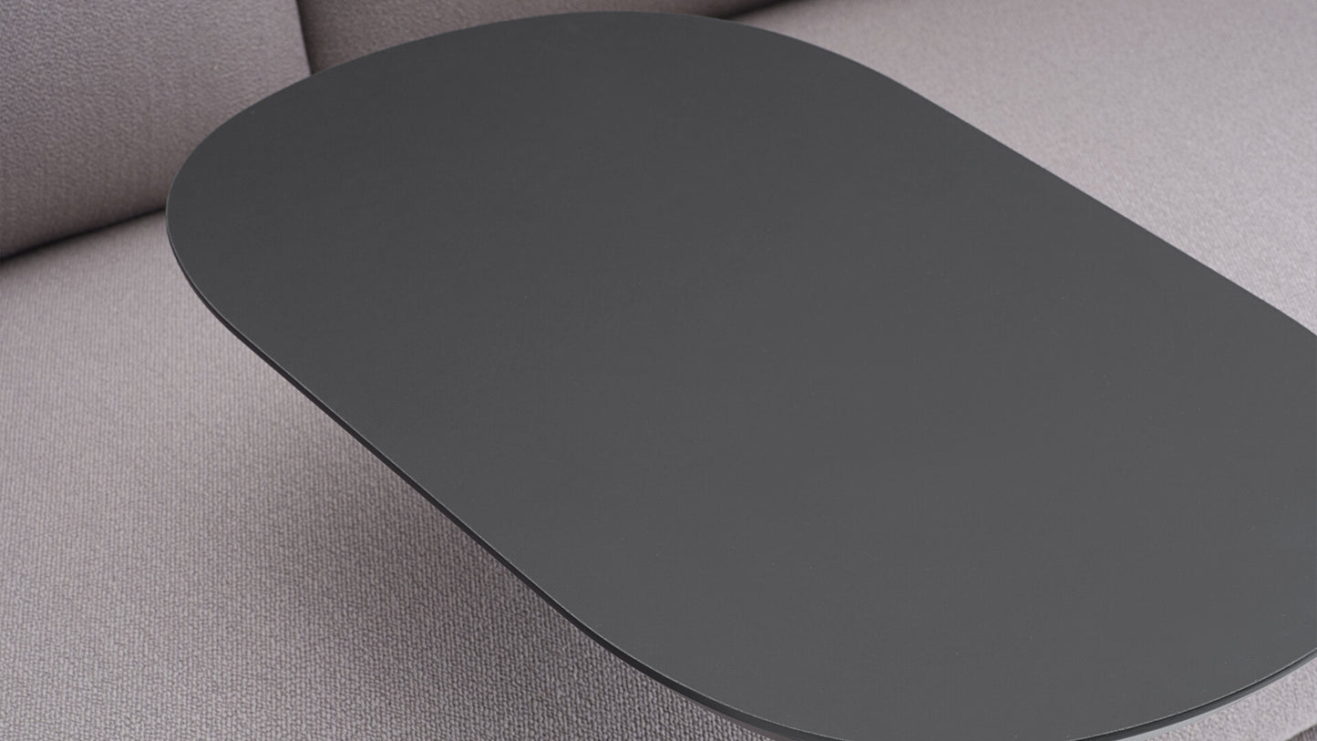 Mesa Lateral Auxiliar Minimalista Negro