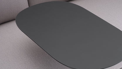 Mesa Lateral Auxiliar Minimalista Negro