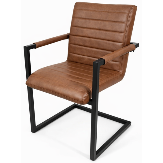 Butaca o Sitial Milano Oficina Salón Marron